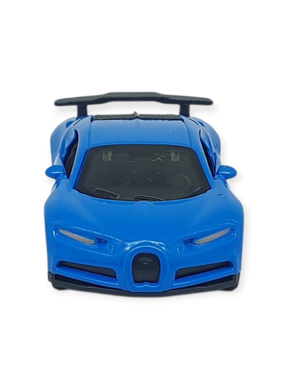 Çek Bırak Metal Küçük Arabalar 8 cm - 6411A-18 - Mavi