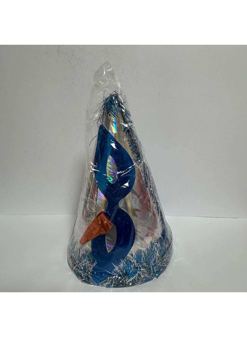 Yılbaşı Şapkası Seti Lüx Karton Metalik Renk