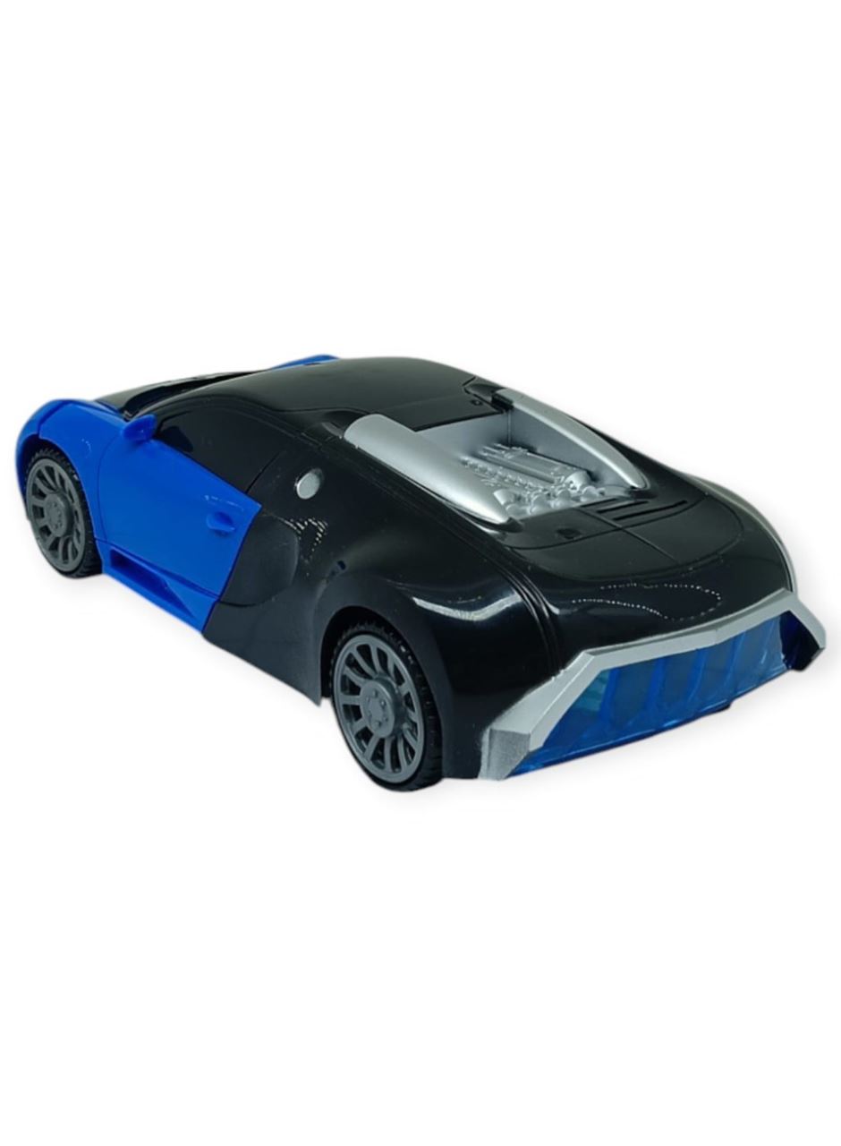 Robota Dönüşen Araba - Pilli Yerde Gezen Spor Araba - AK-839