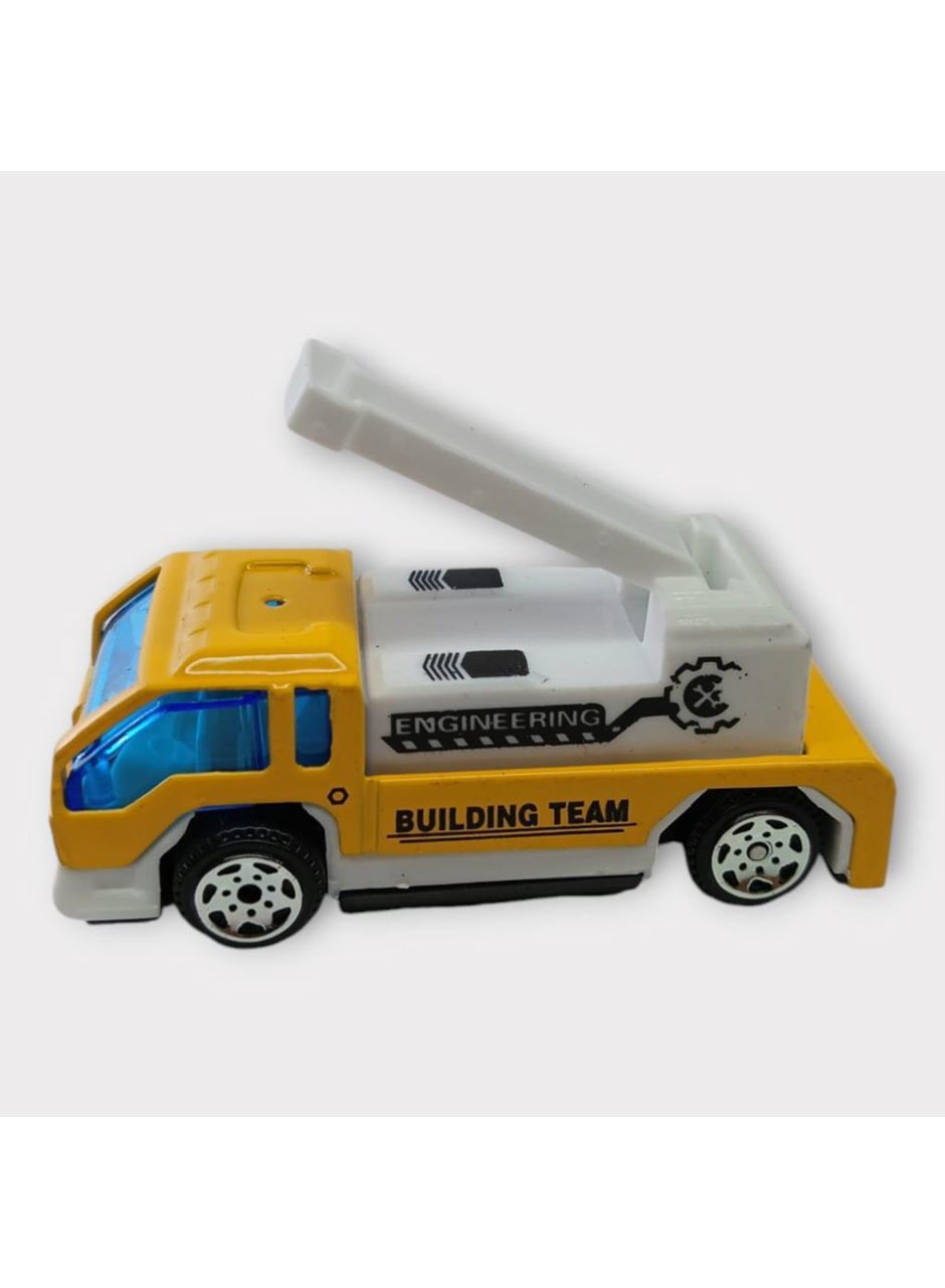 Küçük Metal İnşaat Araçları 7 cm - Kurtarma Kamyonu