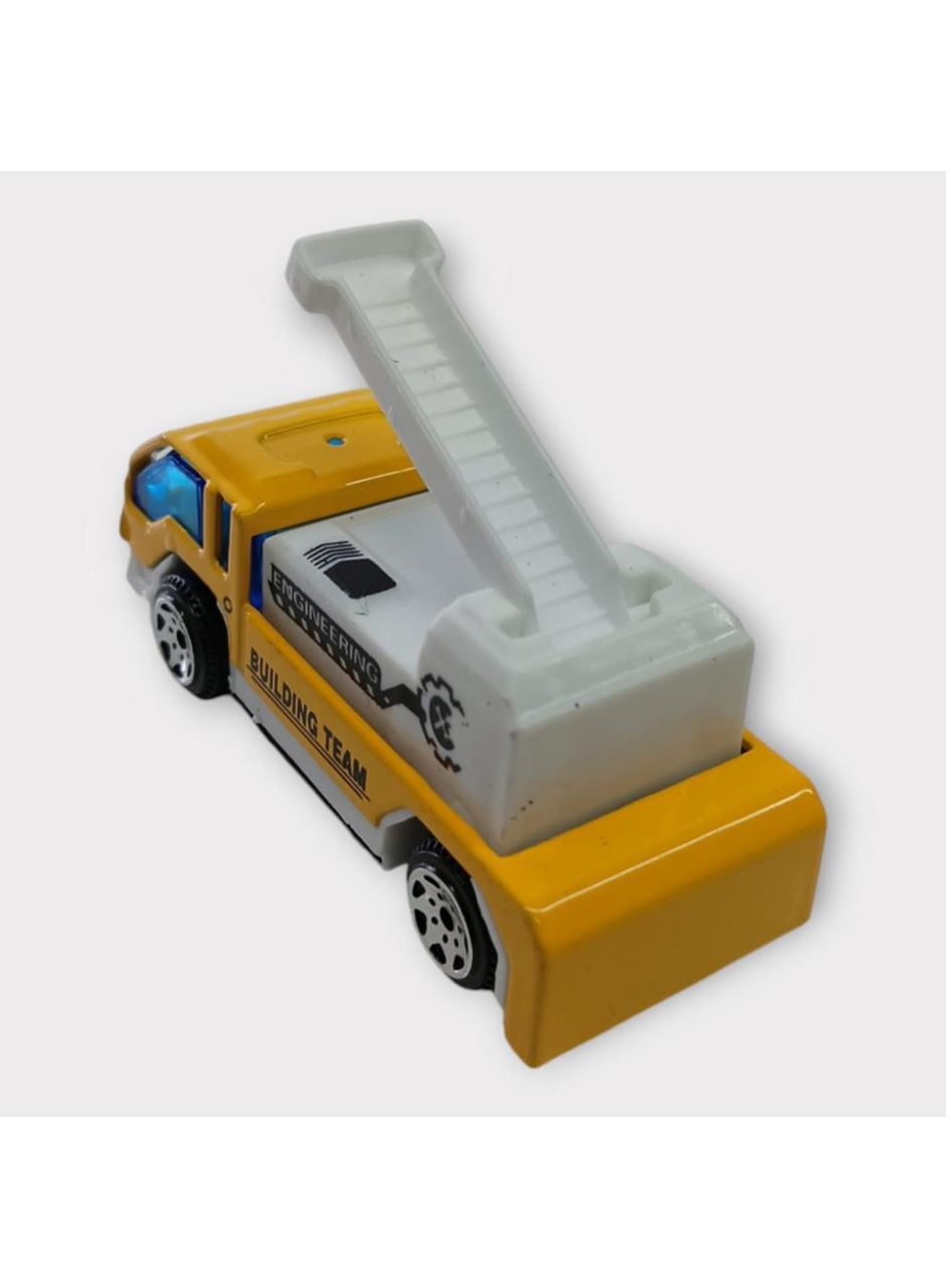 Küçük Metal İnşaat Araçları 7 cm - Kurtarma Kamyonu