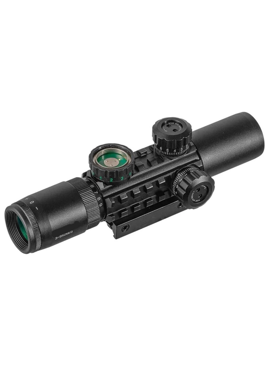 C3-9X26eg Raylı Çift ışıklı Dürbünü 11mm/22mm (