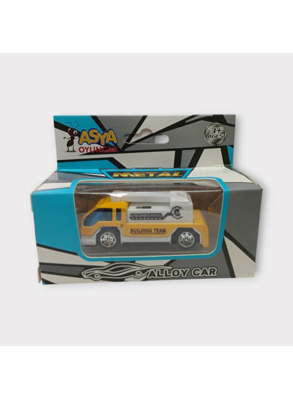 Küçük Metal İnşaat Araçları 7 cm - Kurtarma Kamyonu