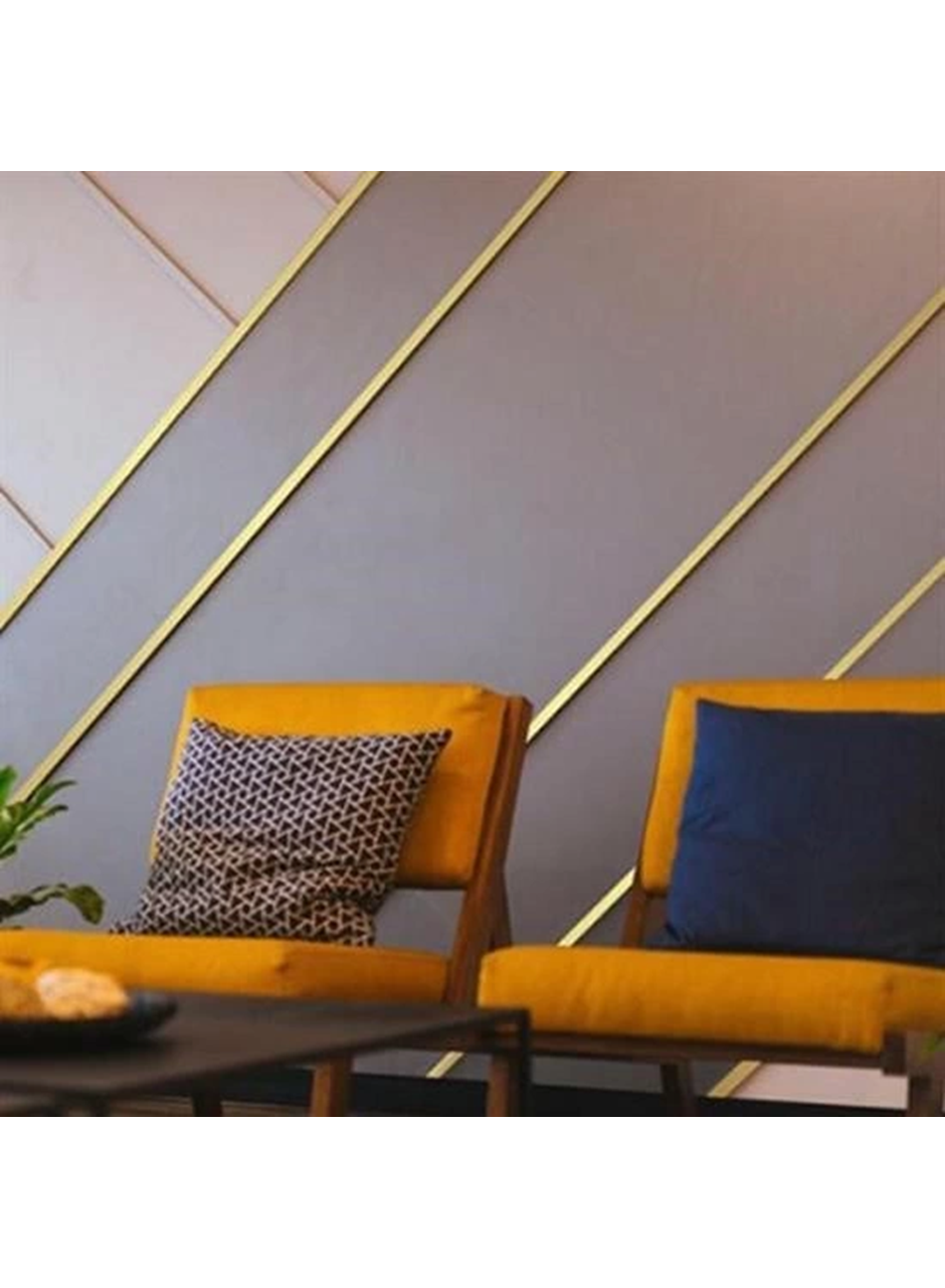 50 Metre Fayans Arası Şerit Dekoratif Yapışkan Renkli Dekor Su Geçirmez Sızdırmaz Altın Bant (