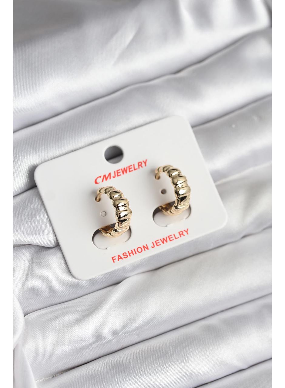 14K Gold Renk Kaplama CM Kadın Küpe