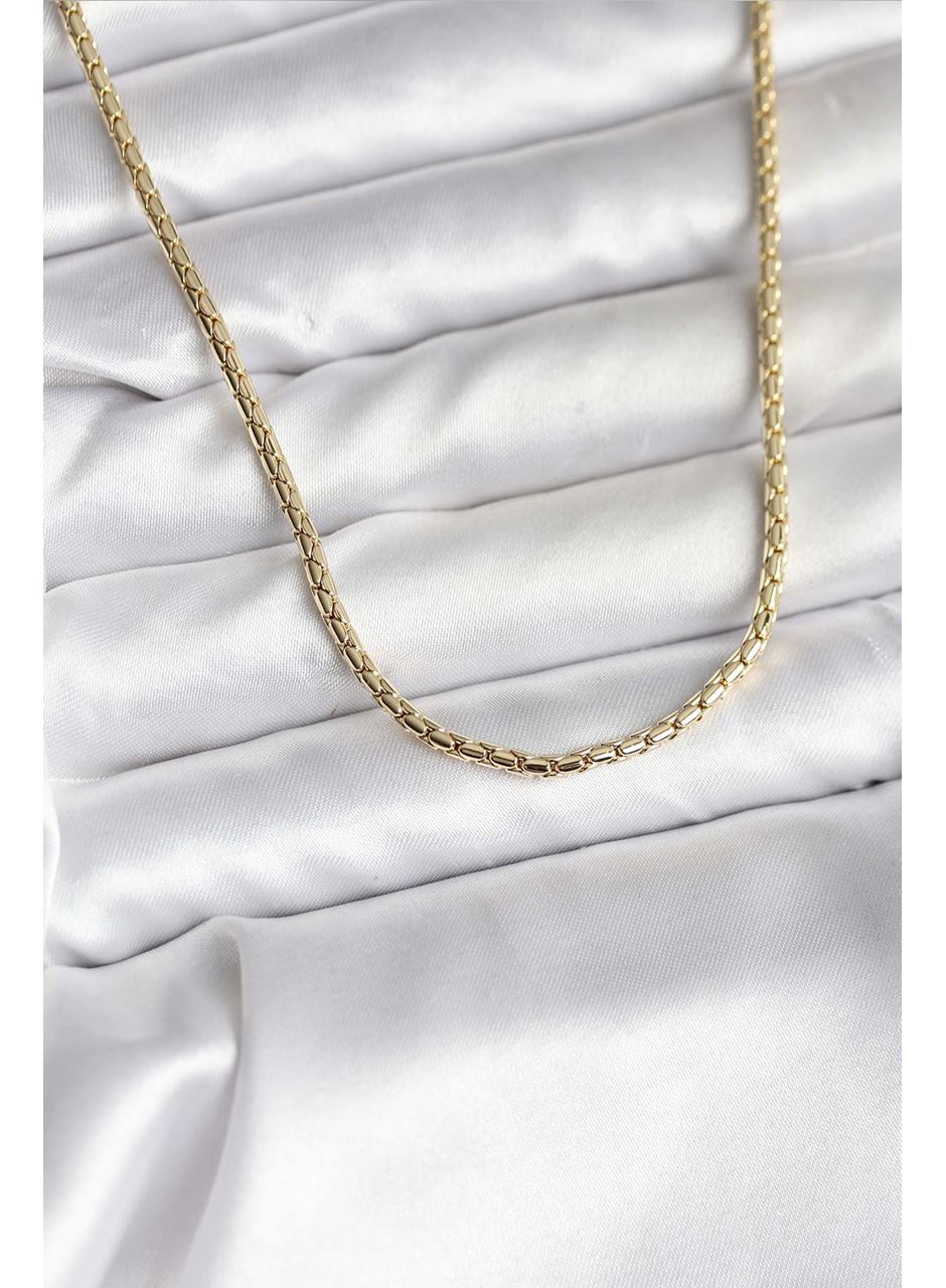 14K Gold Renk Kaplama Zincir Model CM Kadın Kolye