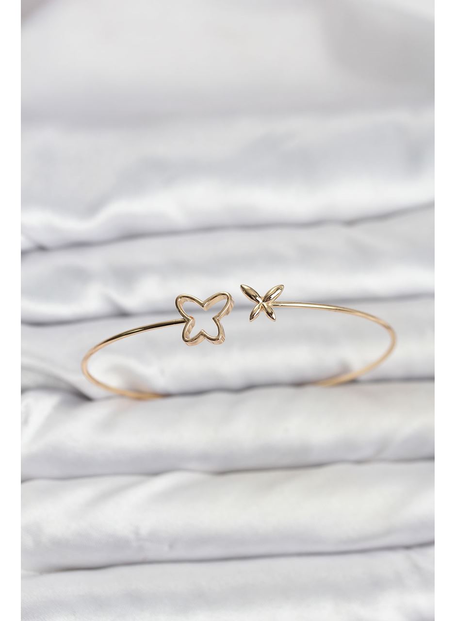 Kelebek Model Gold Renk Bileklik