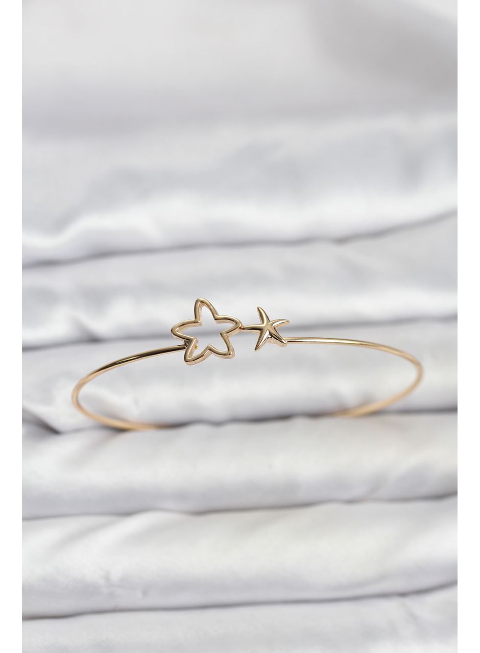 Yıldız Model Gold Renk Bileklik