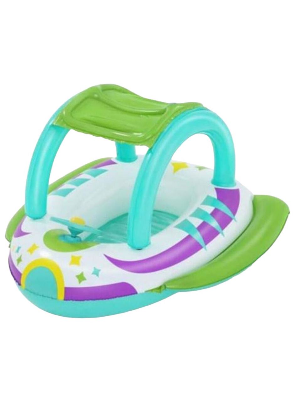 Bestway Gölgelikli Direksiyonlu Kornalı Bot 107x102 Cm - 34149