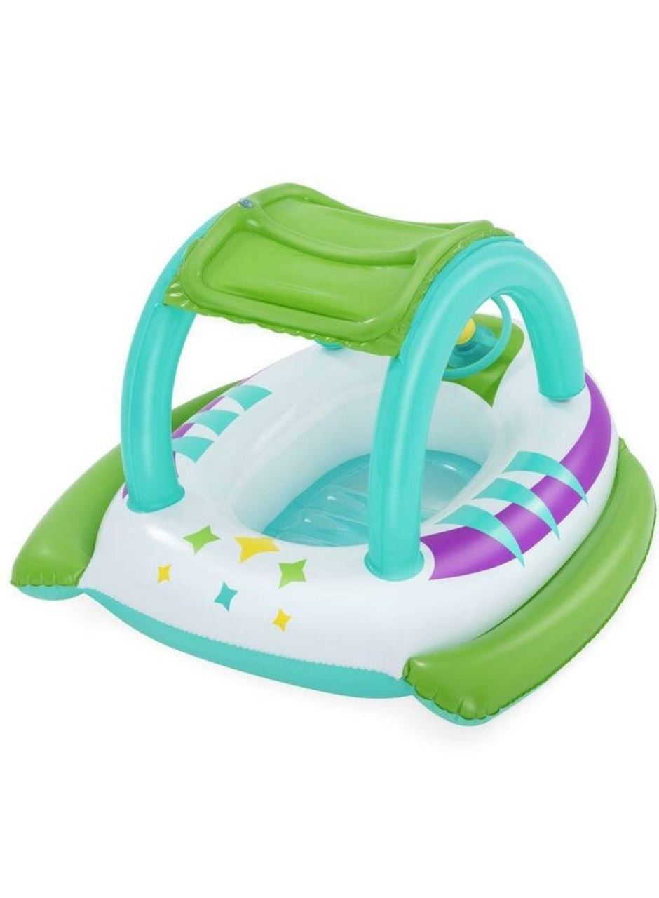 Bestway Gölgelikli Direksiyonlu Kornalı Bot 107x102 Cm - 34149