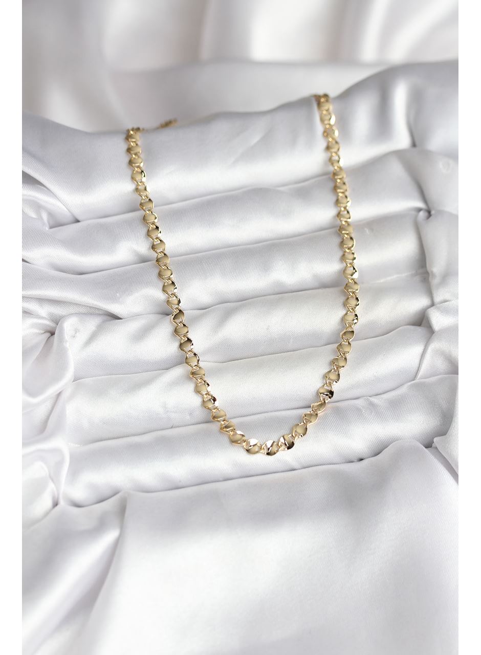 14K Gold Renk Kaplama Zincir Model CM Kadın Kolye