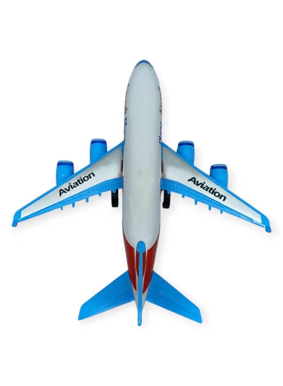 Sürtmeli Yolcu Uçağı 16 cm - Beyaz