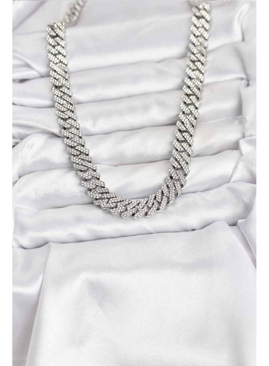 Pirinç Cuba Chain Gurmet Model Kolye