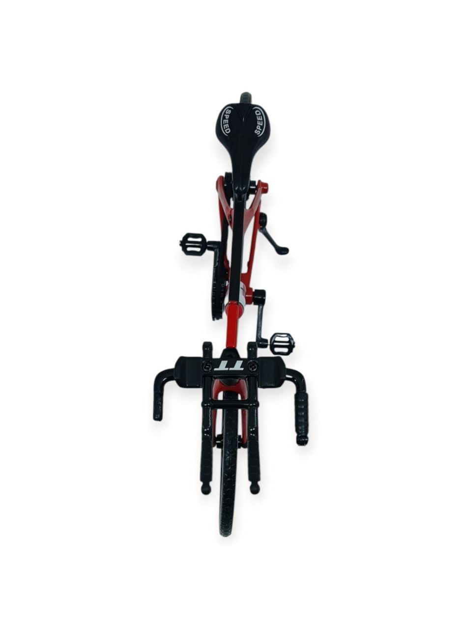 Model Araçlar -1/10 Metal Yarış Bisikleti 18 cm - Kırmızı