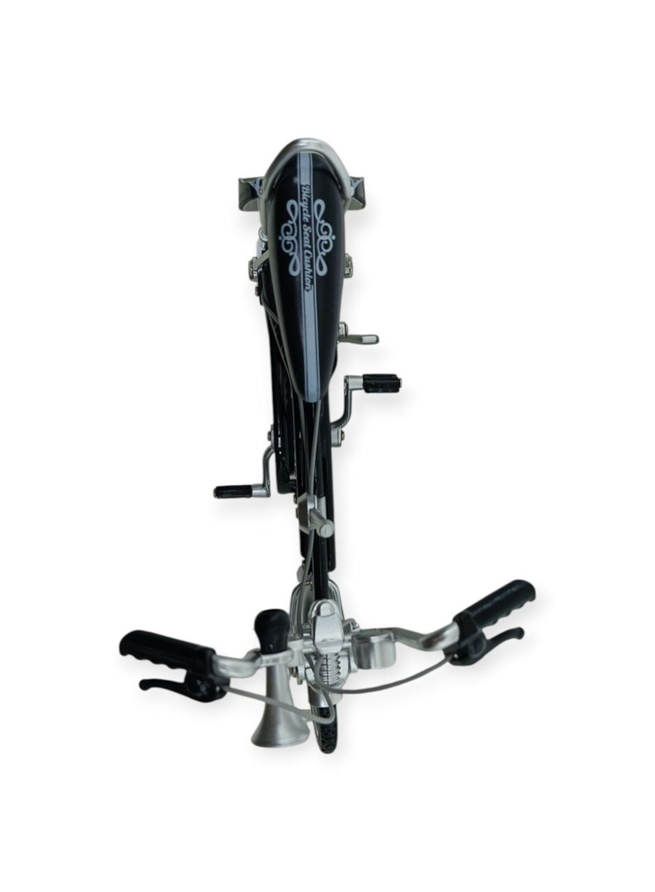 Model Araçlar -1:8 Metal Retro Pinokyo Bisiklet - Die -Cast 17 cm - Siyah