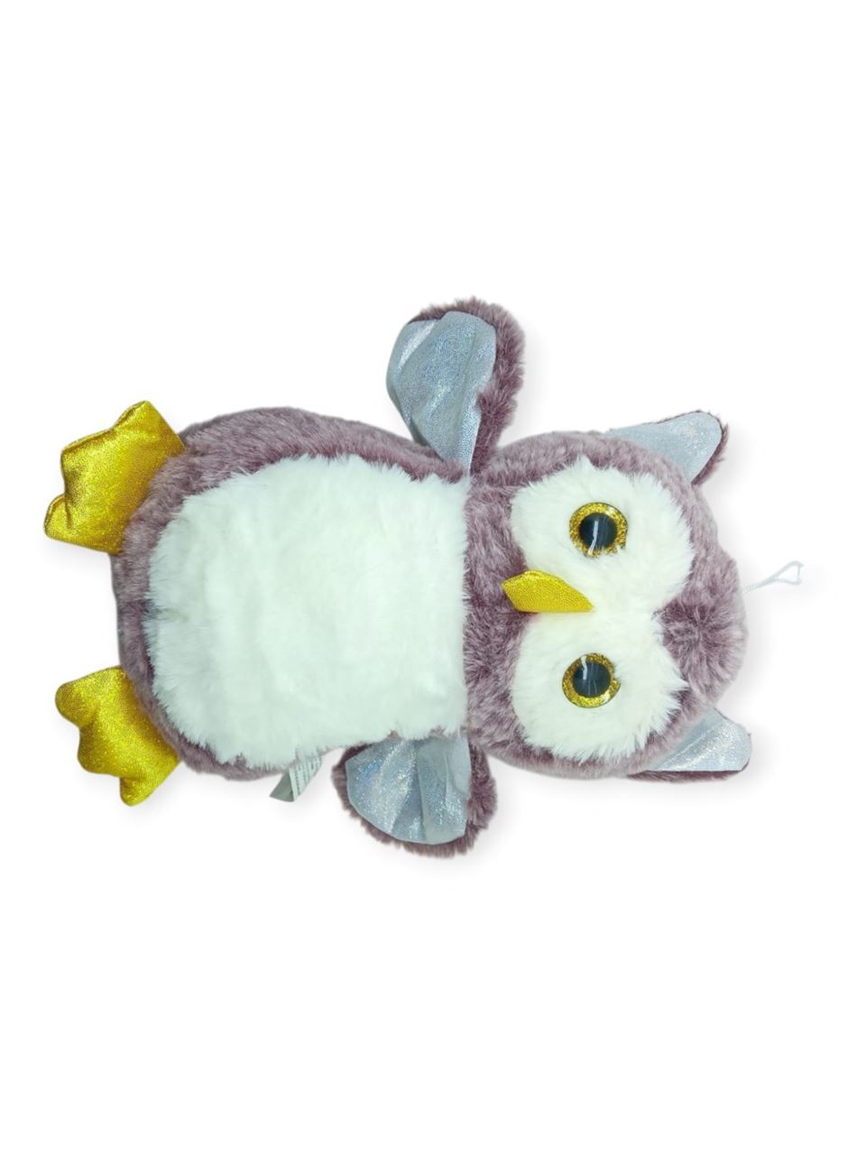 Sevimli Peluş Baykuş 25 cm - Mor
