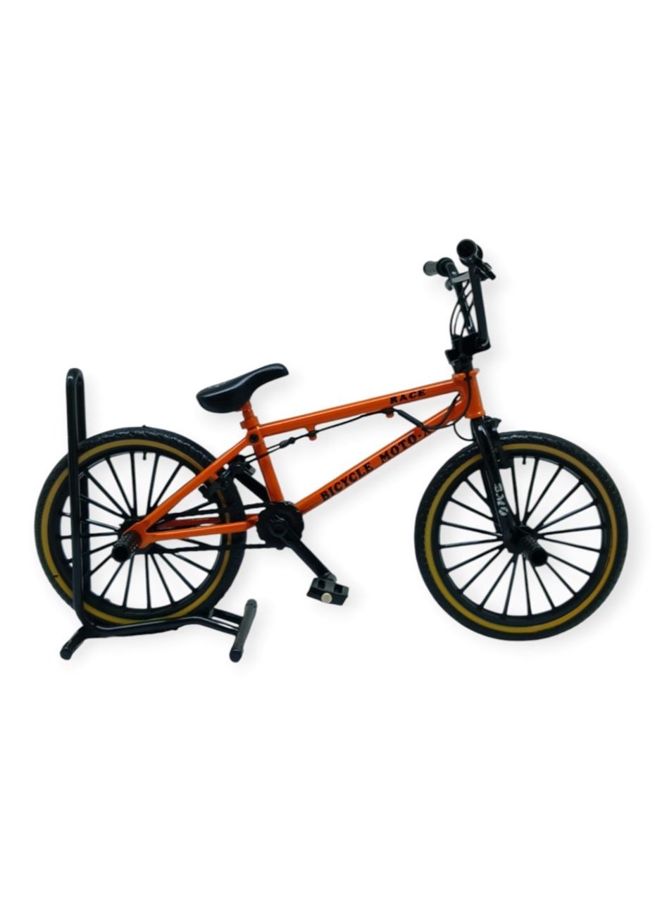 Model Araçlar -1:8 Metal BMX Bisiklet - Die -Cast 17 cm - Turuncu