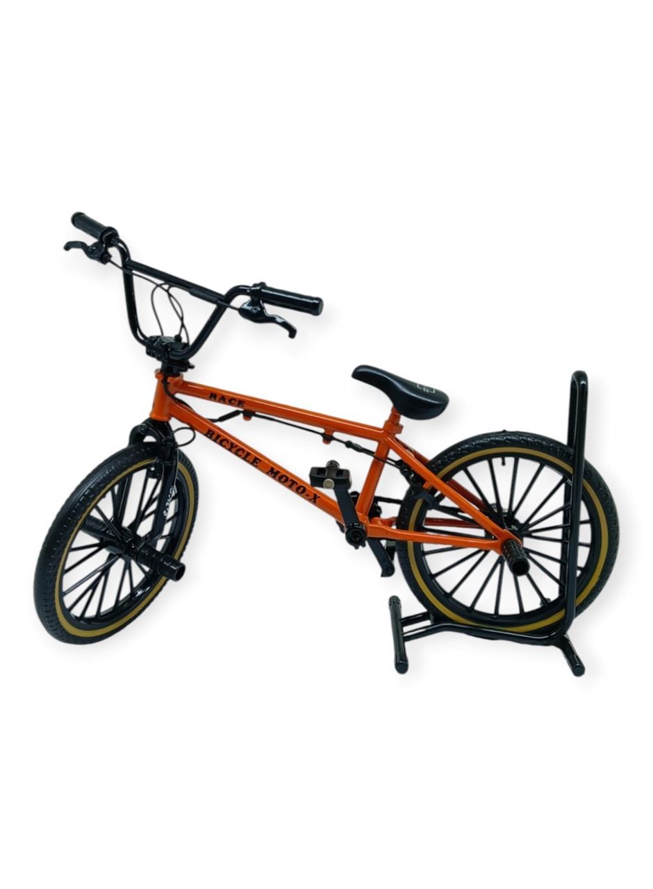 Model Araçlar -1:8 Metal BMX Bisiklet - Die -Cast 17 cm - Turuncu