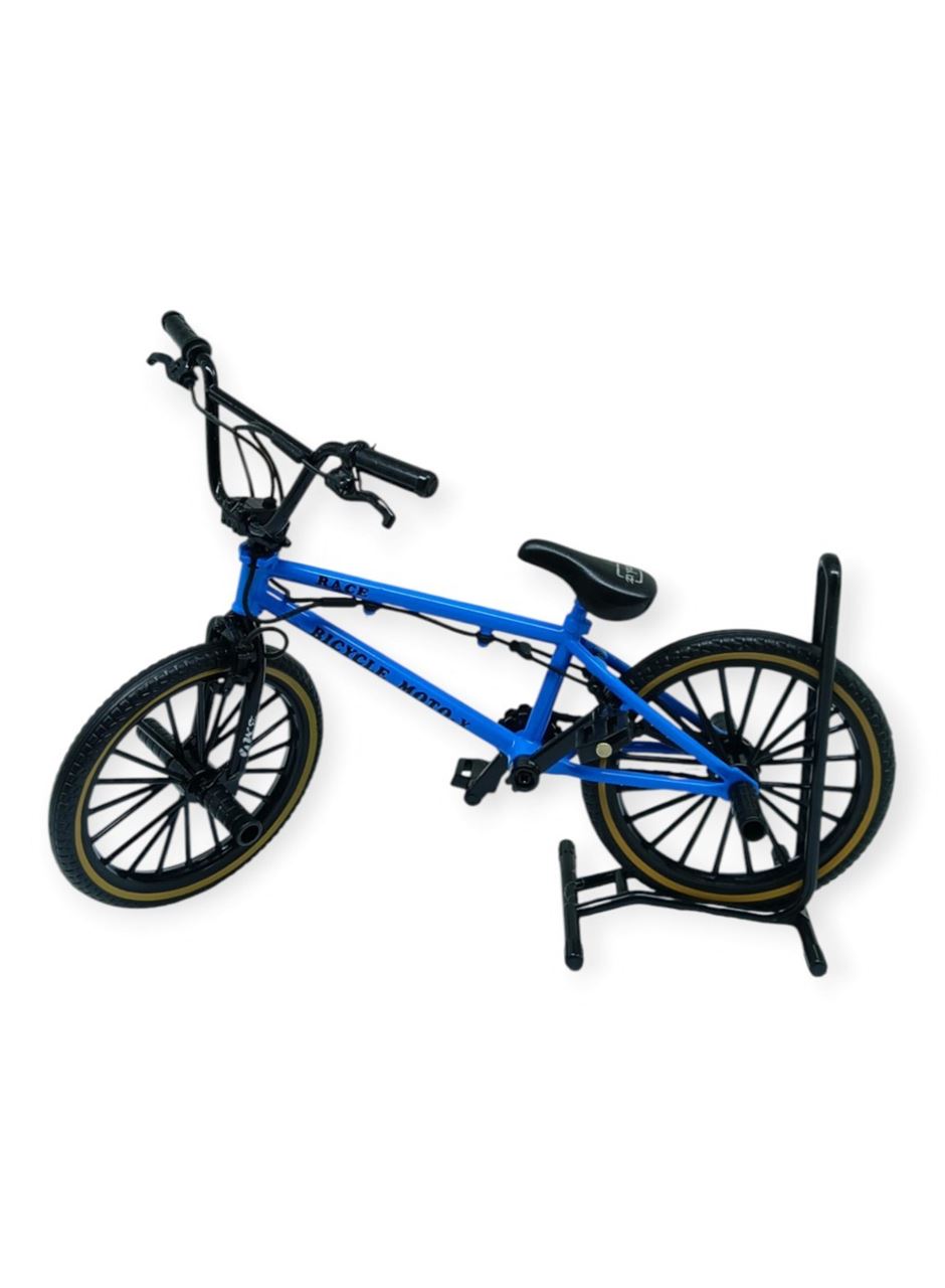 Model Araçlar -1:8 Metal BMX Bisiklet - Die -Cast 17 cm - Mavi