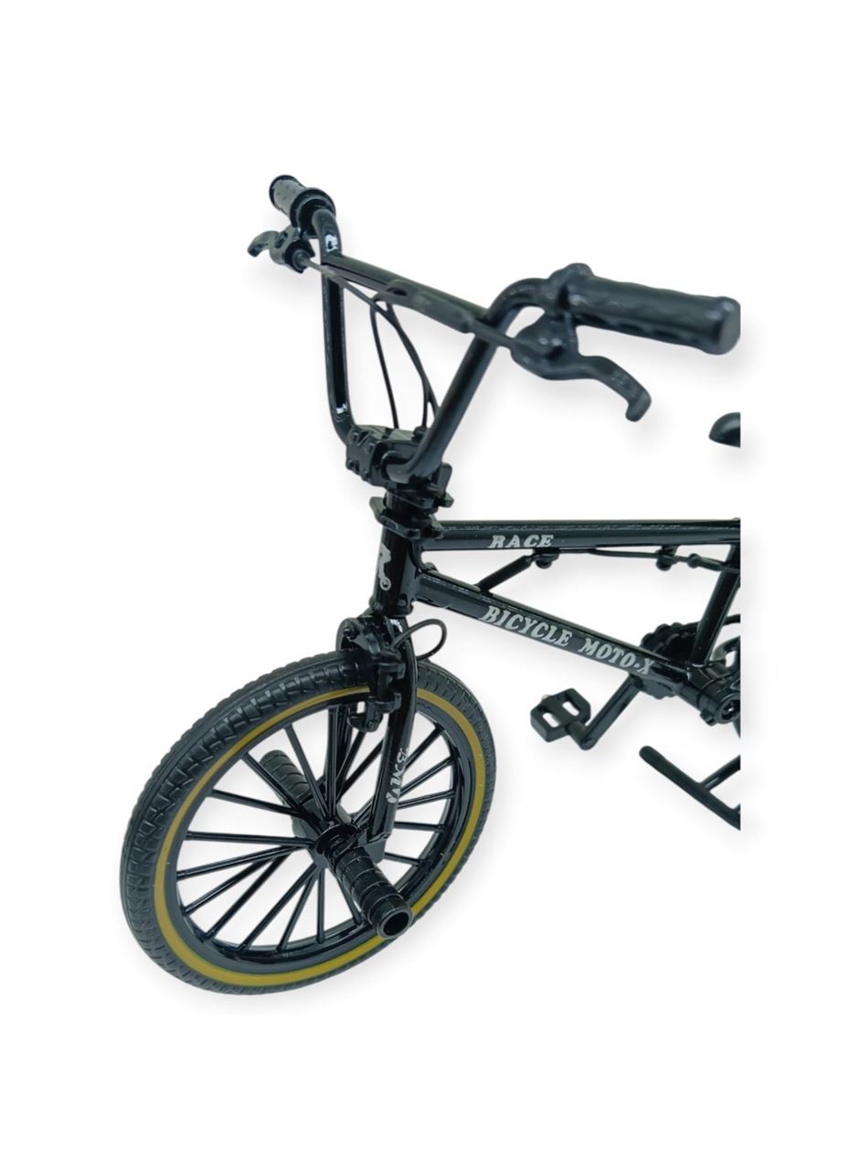 Model Araçlar -1:8 Metal BMX Bisiklet - Die -Cast 17 cm - Siyah