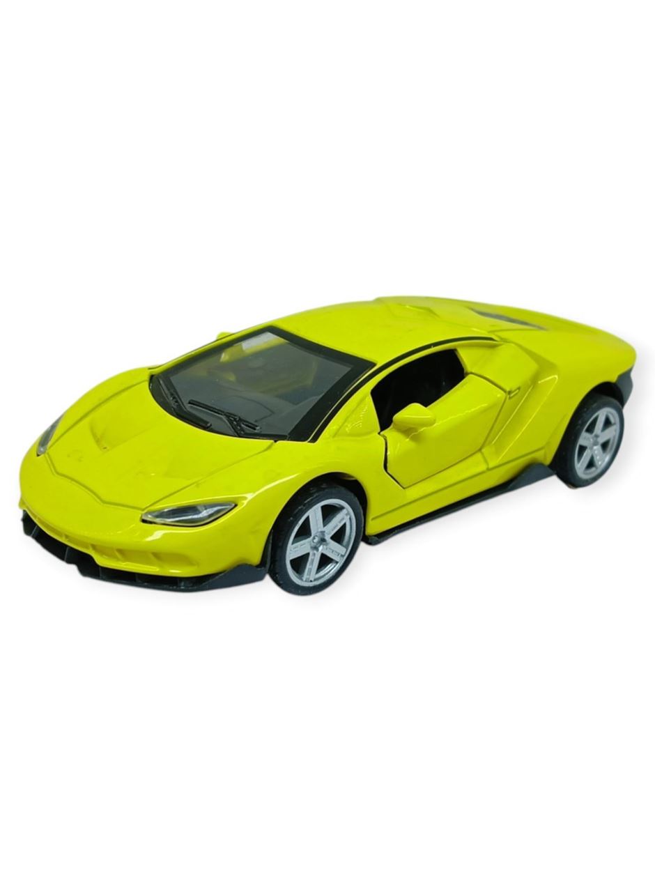 Çek Bırak Metal Arabalar 12 cm - 6632-40S - Sarı