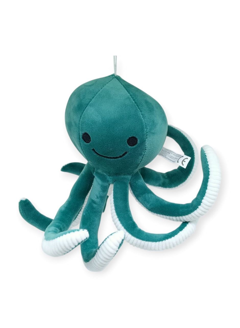 Peluş Sevimli Ahtapot 30 cm - Yeşil