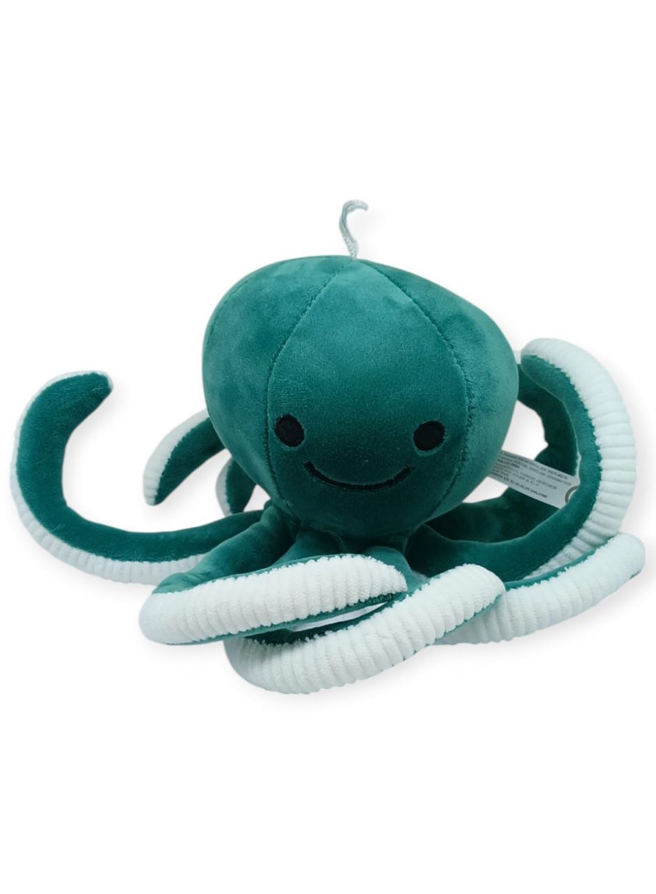 Peluş Sevimli Ahtapot 30 cm - Yeşil