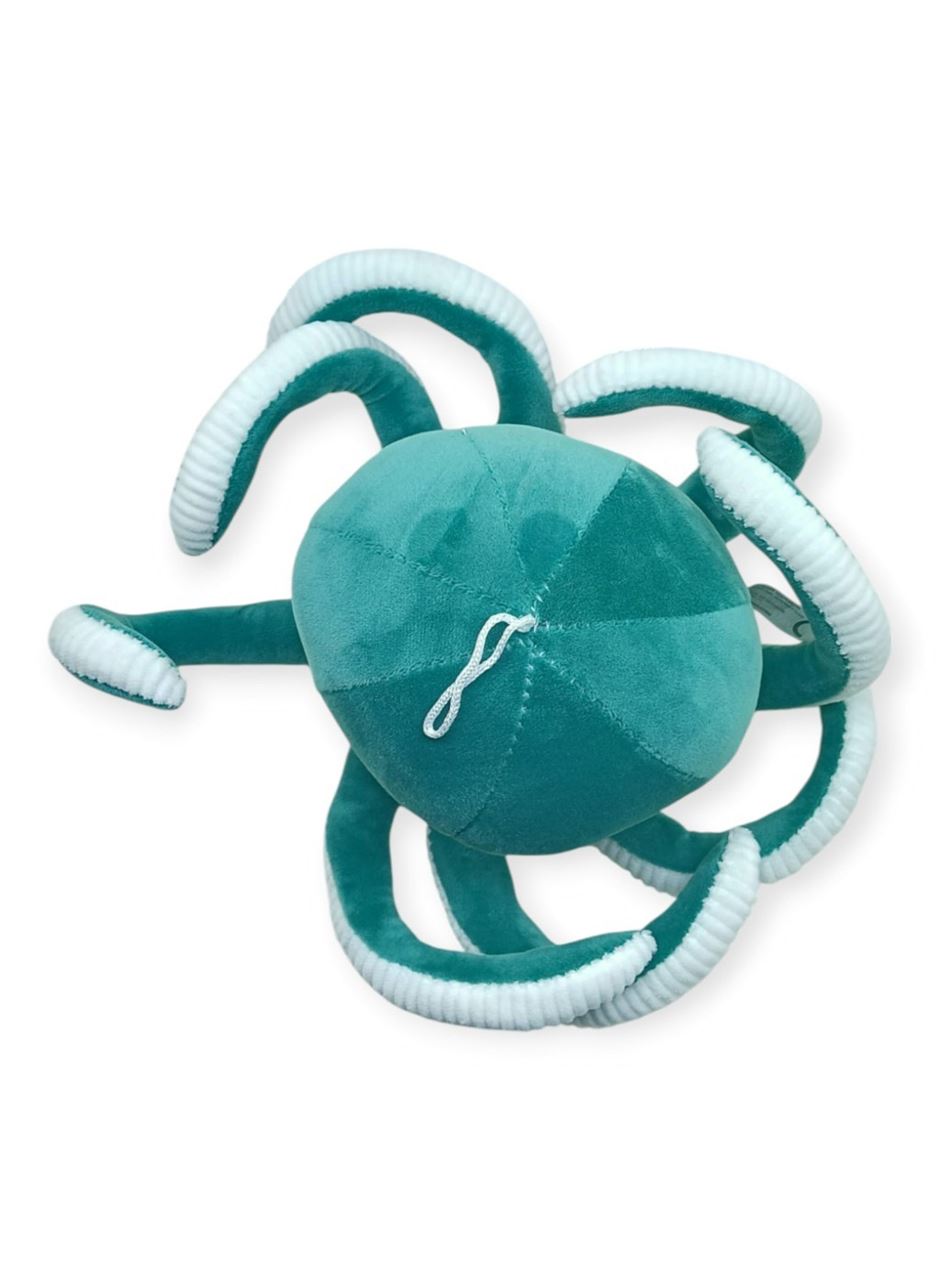 Peluş Sevimli Ahtapot 30 cm - Yeşil