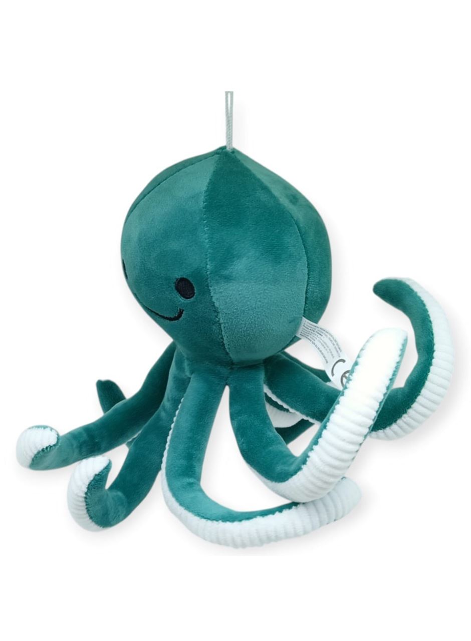 Peluş Sevimli Ahtapot 30 cm - Yeşil