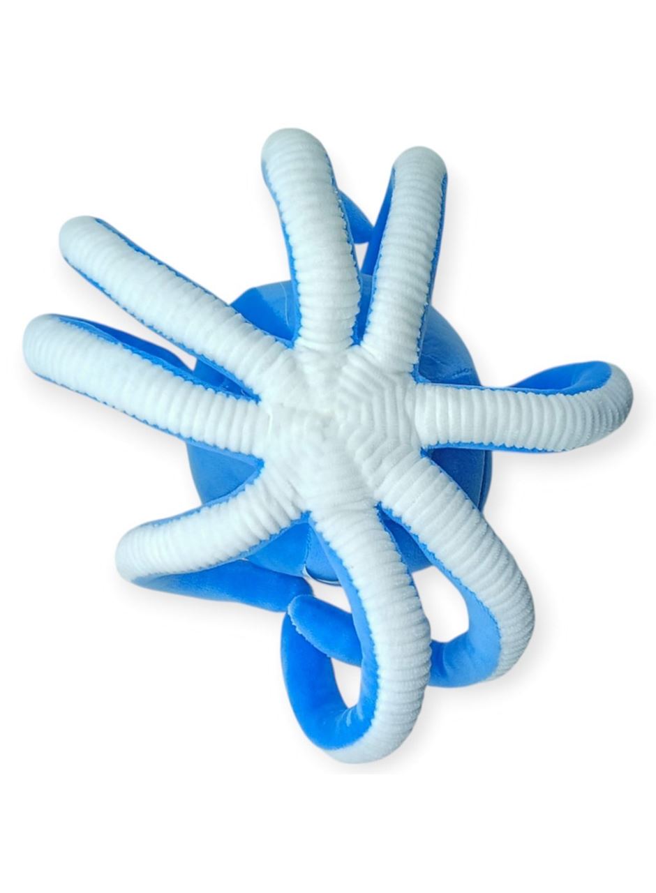 Peluş Sevimli Ahtapot 30 cm - Mavi