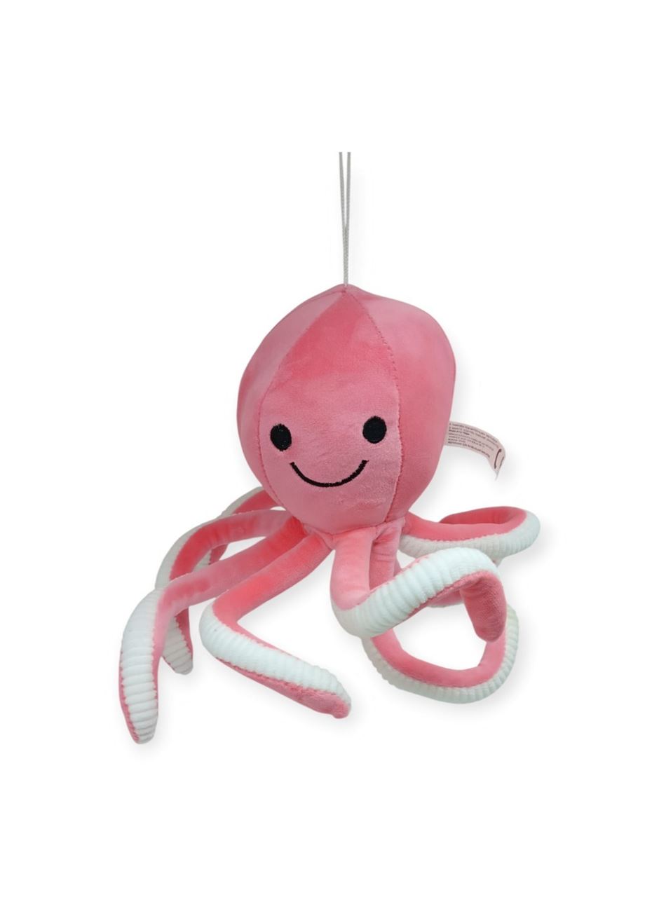 Peluş Sevimli Ahtapot 30 cm - Pembe