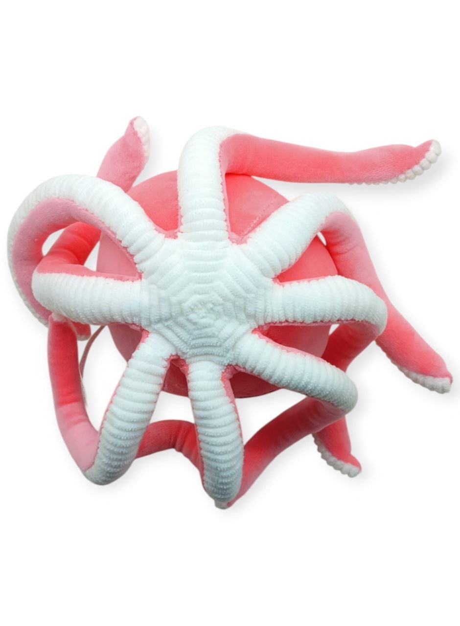 Peluş Sevimli Ahtapot 30 cm - Pembe