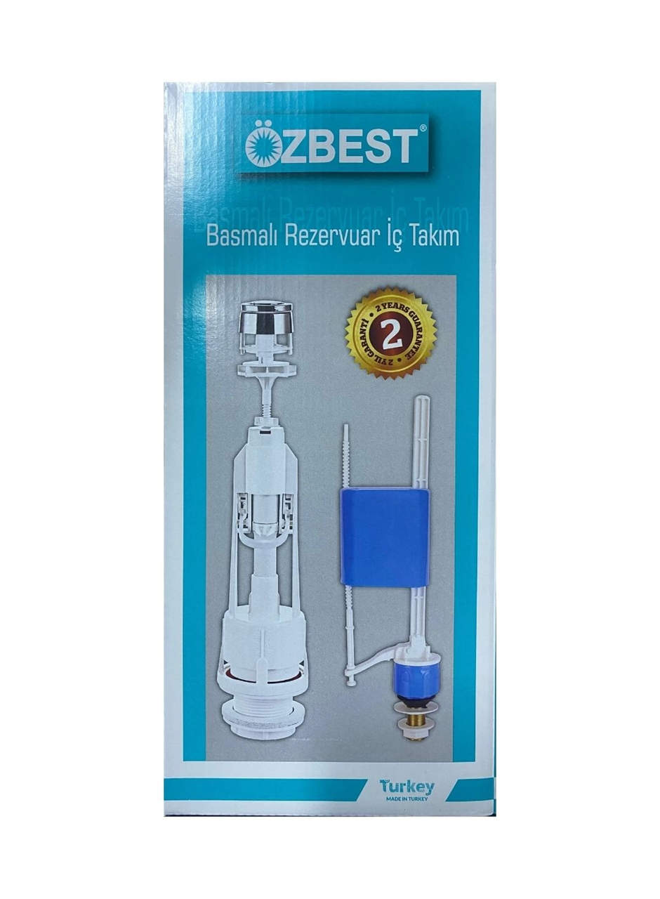 Özbest Su Tasarruflu Basmalı Klozet Rezervuar İç Takımı - Uyumlu ve Dayanıklı (