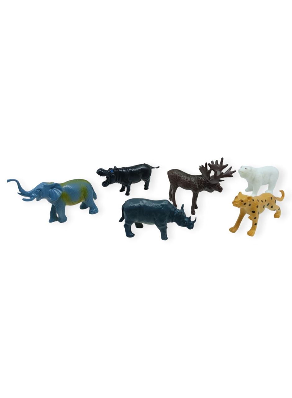 Hayvan Figürleri - Aksesuarlı Vahşi Hayvanlar Seti - Mini Set 30 Parça