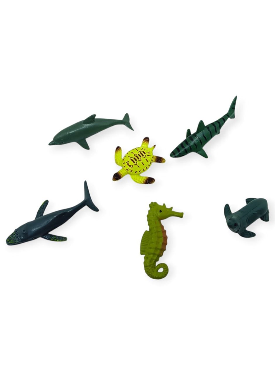 Hayvan Figürleri - Aksesuarlı Deniz Hayvanları - 30 Parça Set