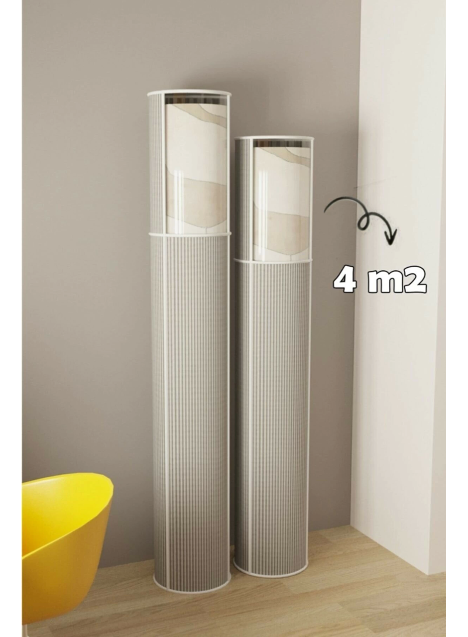 Hava Geçiren PVC Pencereli , Kapasiteli, Toz ve Nem Koruyucu Halı Kılıfı Hurcu – 4 m² (