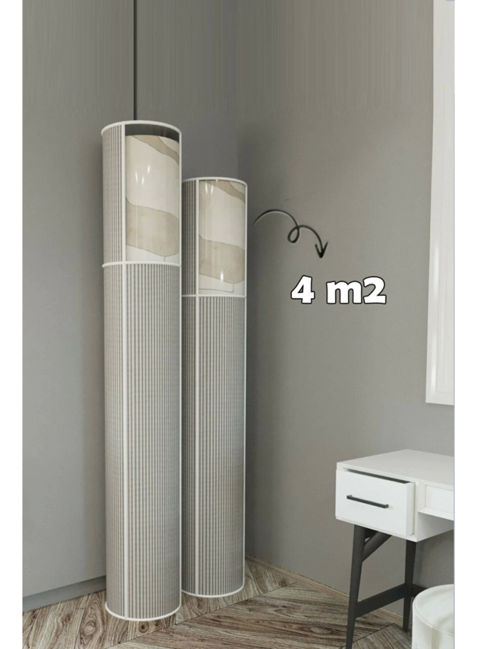 Hava Geçiren PVC Pencereli , Kapasiteli, Toz ve Nem Koruyucu Halı Kılıfı Hurcu – 4 m² (