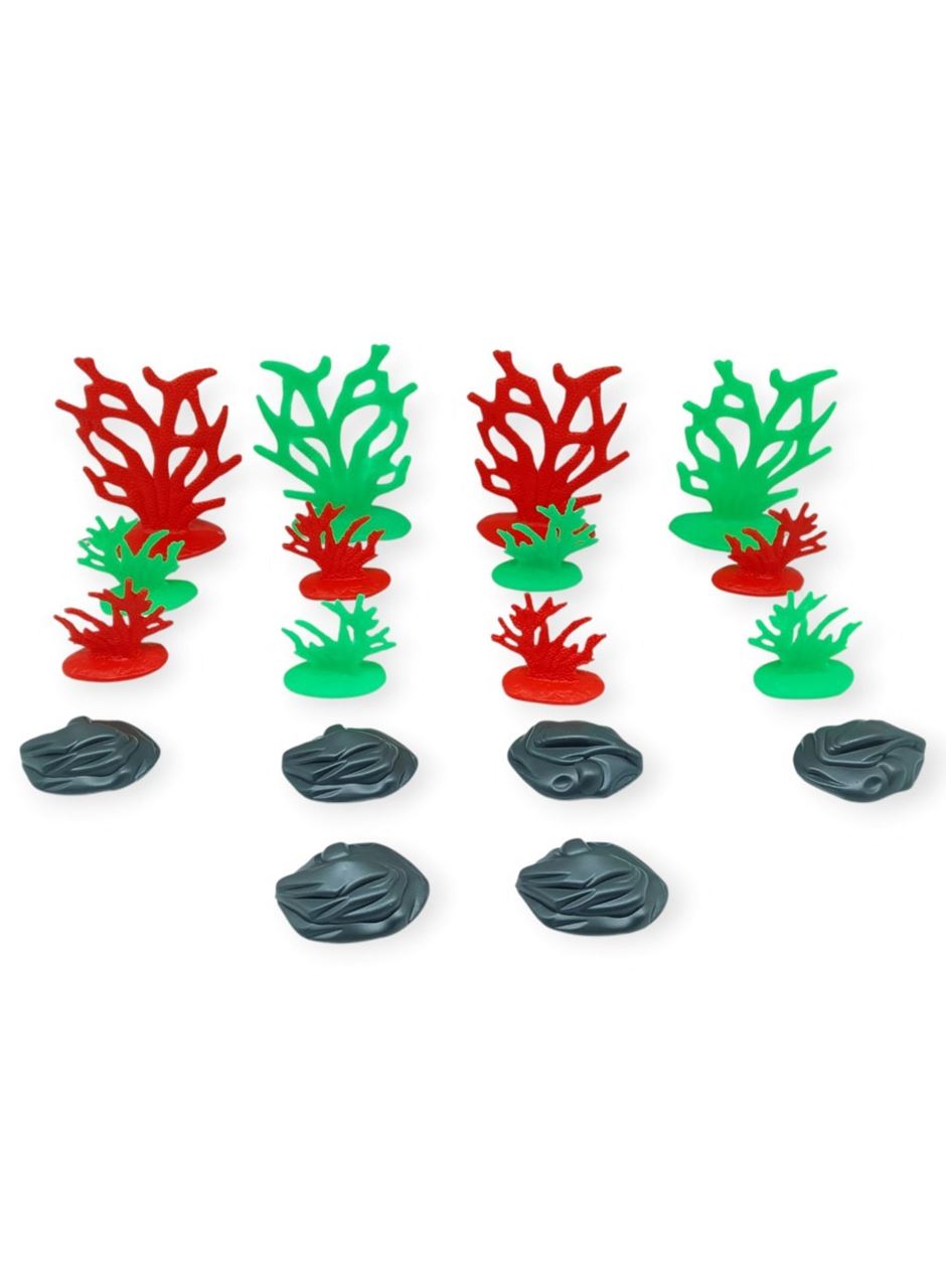 Hayvan Figürleri - Aksesuarlı Deniz Hayvanları - 30 Parça Set