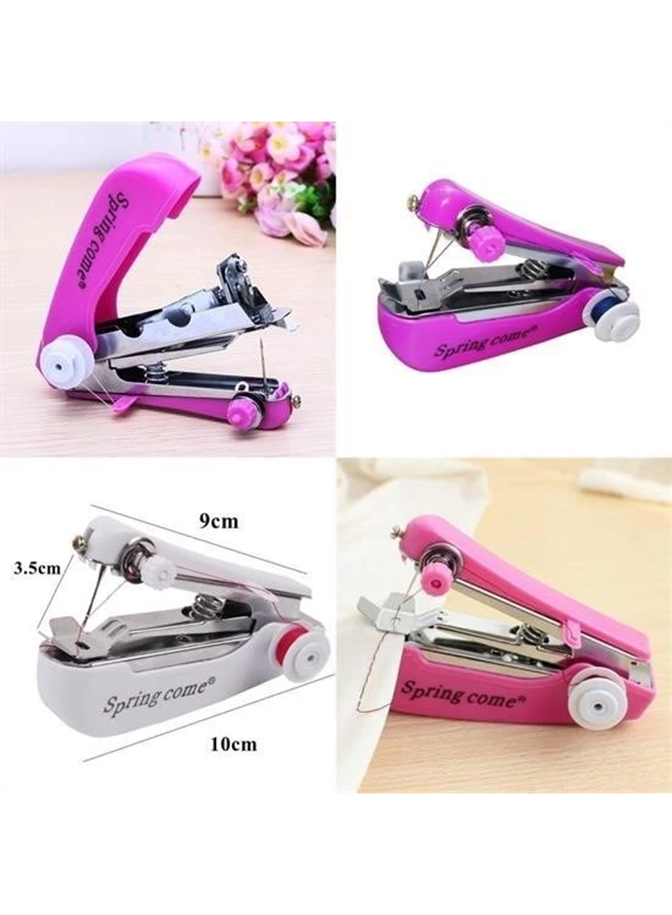 Spring Come Mini Kolay Seyehat Ve Ev Tipi El Dikiş Dikme Makinası (