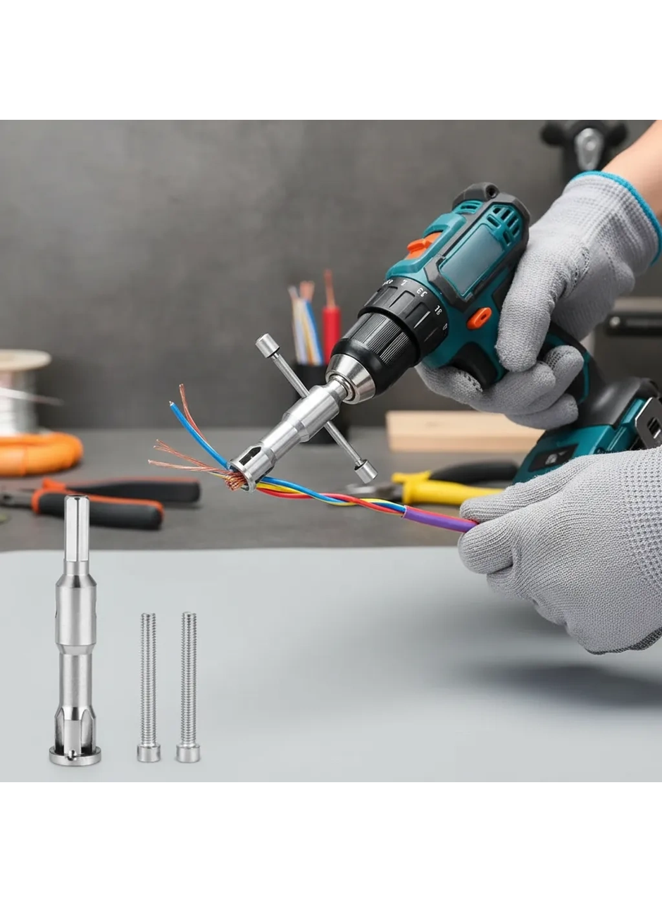 Tel Kablo Soyma Sarma Sıyırma Birleştirme Aparatı El Matkabı Uyumlu (