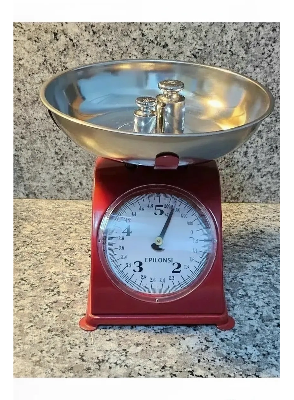 5 Kg Retro Nostalji Mutfak Tartısı Analog Terazi (