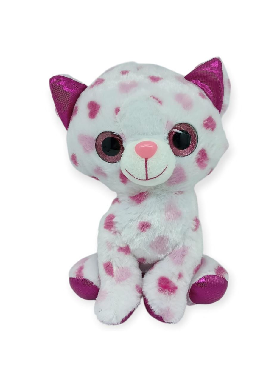 Peluş Cam Gözlü Hayvanlar 25 cm - Kedi