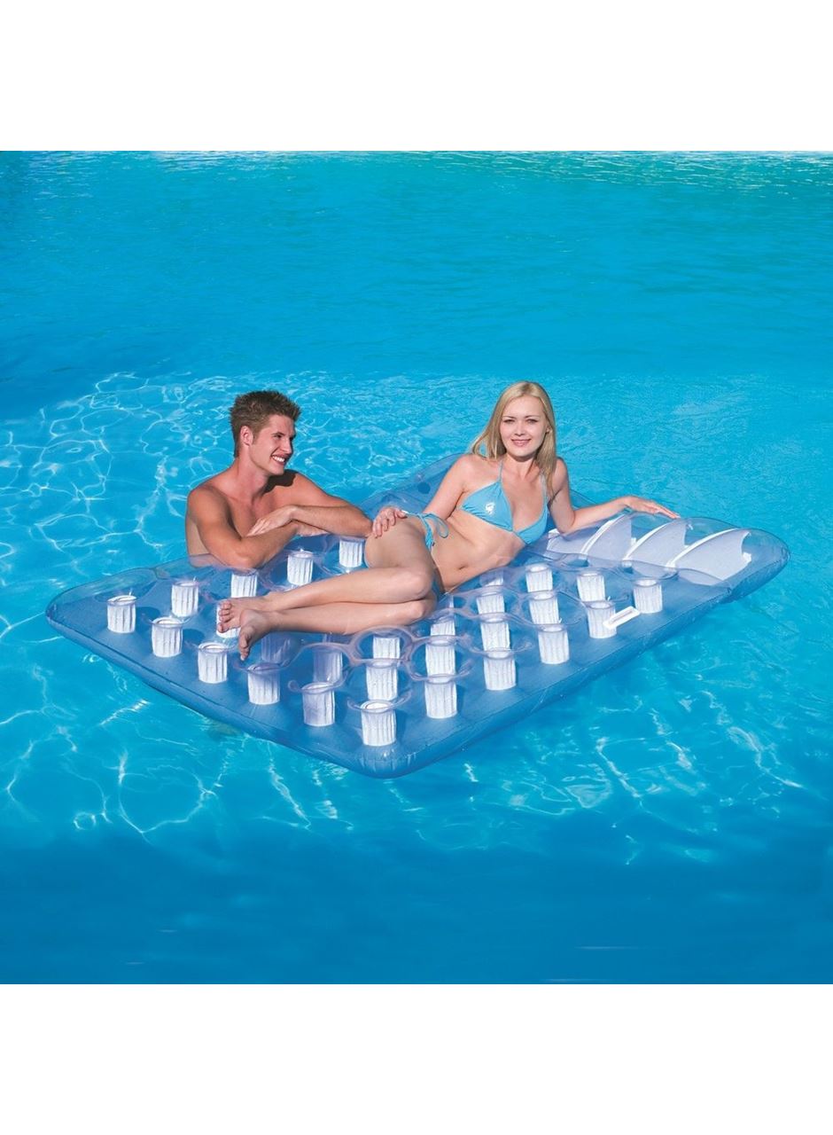 Deniz Yatağı 2 Kişilik Bardaklı Yatak 193x142 Cm Bestway - 43055