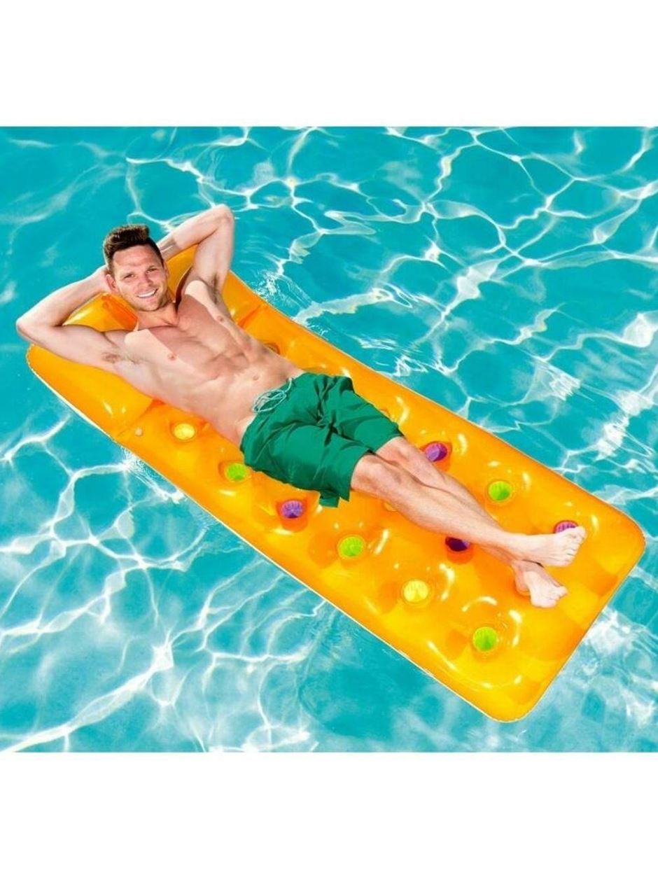 Deniz Yatağı Dik Yastıklı Bardaklı Yatak 188x71 Cm Bestway - 43014