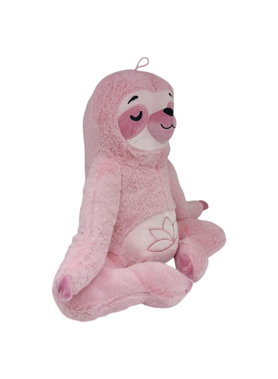 Peluş Yogacı Tembel Hayvan 40 cm - Pembe
