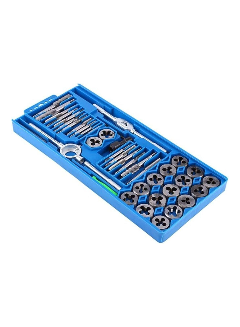 Klavuz 40 Parça Klavuz Açma Seti Pafta Seti Metrik Set Kılavuz Pafta Full Set (