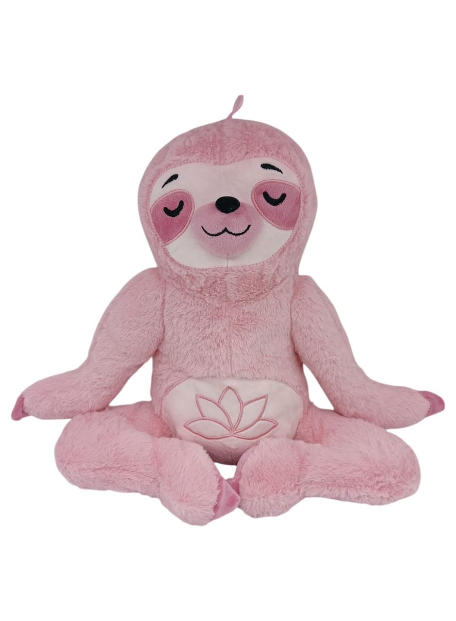 Peluş Yogacı Tembel Hayvan 40 cm - Pembe