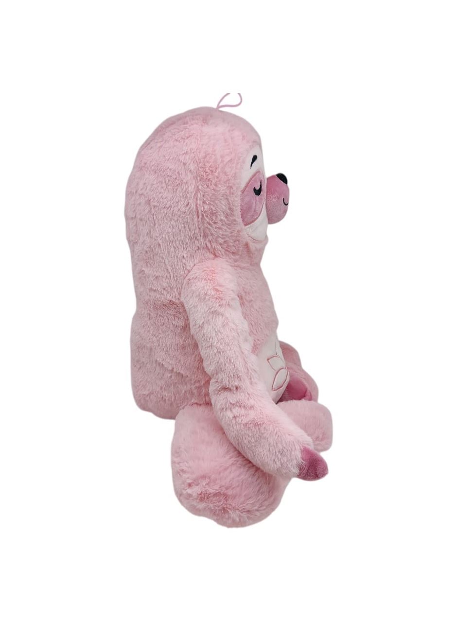Peluş Yogacı Tembel Hayvan 40 cm - Pembe