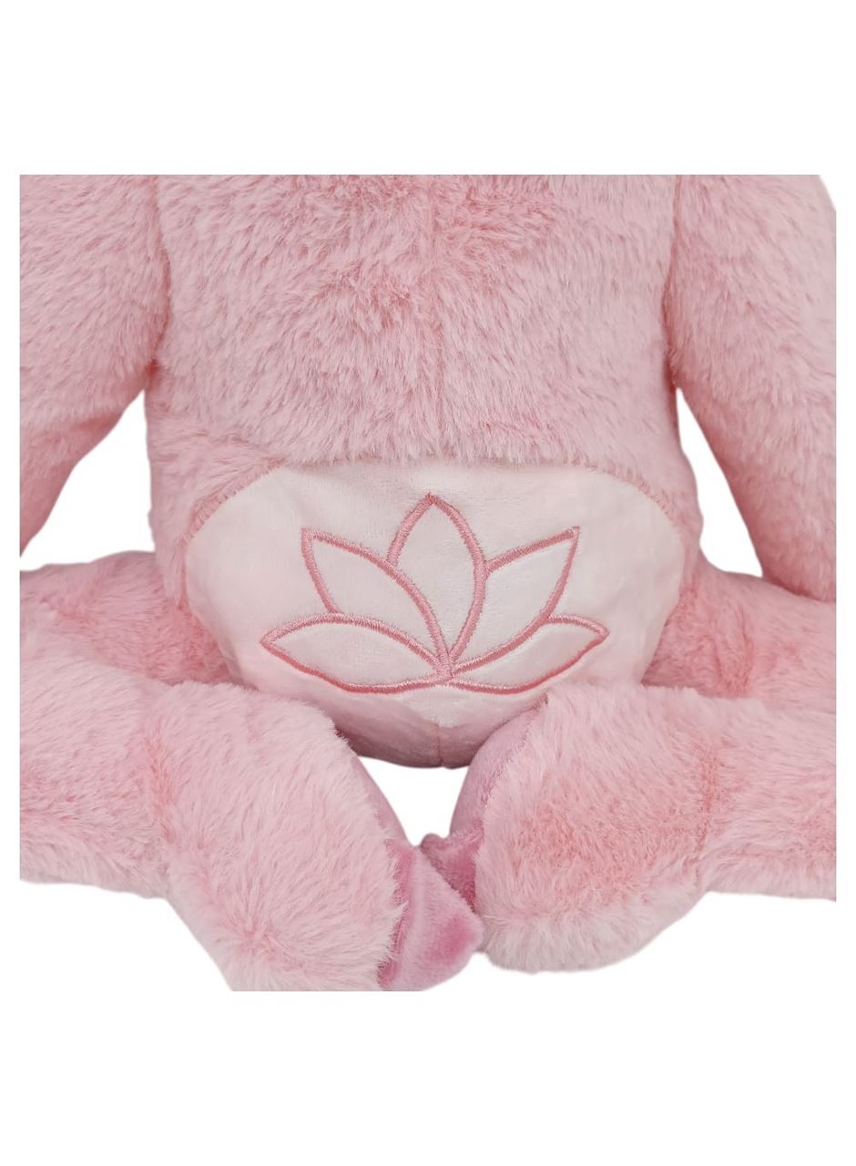 Peluş Yogacı Tembel Hayvan 40 cm - Pembe
