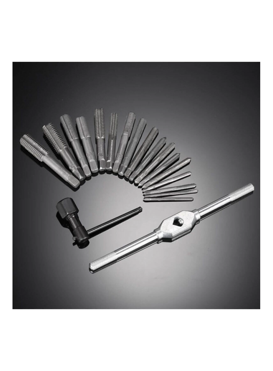 Klavuz 40 Parça Klavuz Açma Seti Pafta Seti Metrik Set Kılavuz Pafta Full Set (